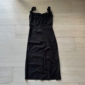 Musier Elegant Black Sleeveless Dress